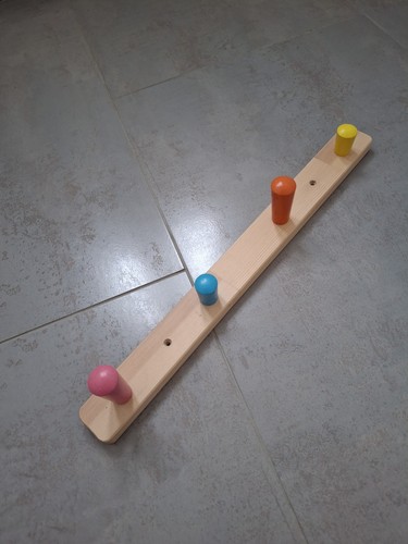 Ikea wooden coat hooks pegs - ikea,