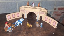Playmobil 5837 History Roman / Gladiator Arena With Chariot Used / Clearance S2