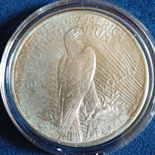 1923 peace silver 1 - silver, dollar