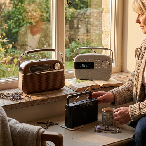 Retro vintage style - am, fm