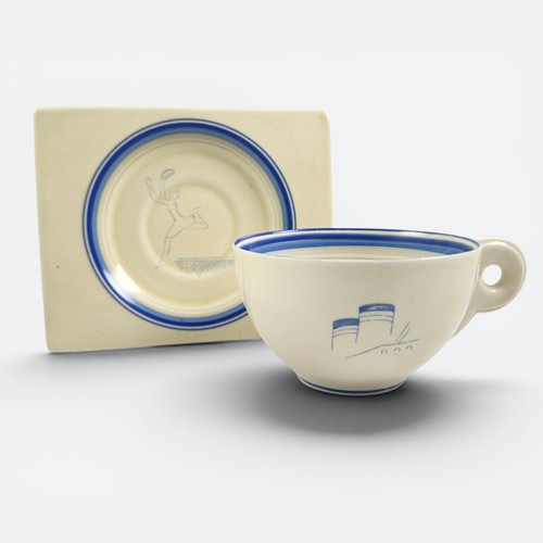 Rare art deco teacup saucer - deco, &