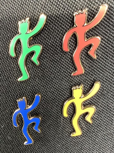 Set funky cricket pin - 4,
