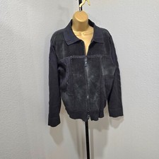 Vtg Patchwork Suede Leather