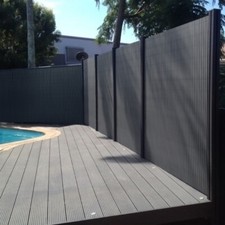 DarkGrey PVC Bambo Slat
