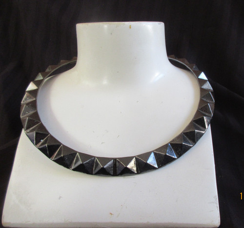 Mango torque necklace - torque, gunmetal