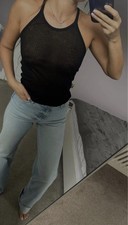 Brand New Zara Black Mesh