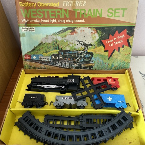 Vintage western train set - train,