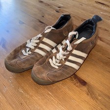 ADIDAS *CHILE 62* (012596) 2008 BROWN LEATHER MENS TRAINERS UK 9