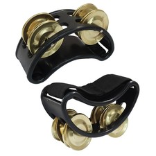2 Pack Foot Shaker Tambourine