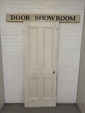 Reclaimed Old Victorian Pine Internal 4 panel Door 1960 Or 1965 x 759 Or 755mm