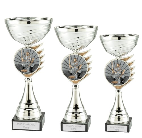 Personalised silver fishing - silver,