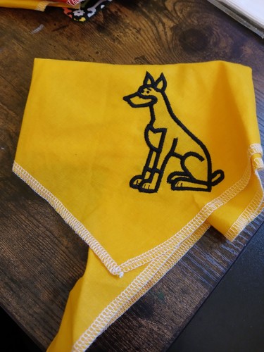 Dog bandana yellow - bandana,