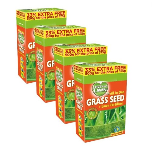 Lawn fertiliser with - lawn,