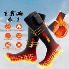 Heating Warm Heated Socks Electric Winter Men Women Ladies Thermal Feet Socks