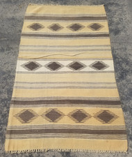 Vintage Traditional Handmade Beautiful Navajo Turkish Kilim Floor Rug 161x104 cm