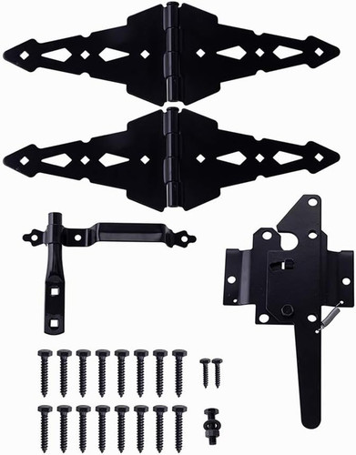 Wood gate hardware set - set, heavy