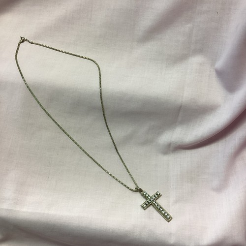 Diamante cross crucifix - cross,