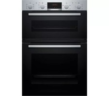 BOSCH Series 4 MBA533BS3B Built In Electric Double Oven, Assisted Cleaning