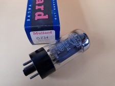 NOS Mullard GZ34 Valve Tube