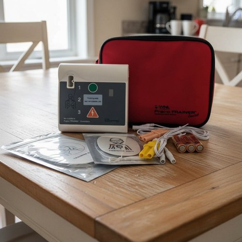 Portable aed trainer - trainer, with