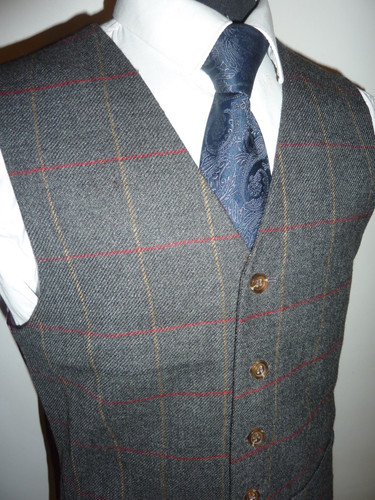 Samuel windsor tweed waistcoat - samuel,