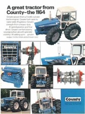 A3 Vintage County Tractor 1164