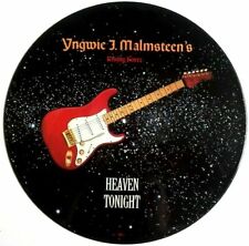 Mint Yngwie J. Malmsteen's Rising Force Heaven Tonight 12" Vinyl Picture Disc NM