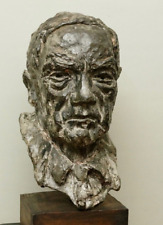SALE  Vintage Professional Bust, Sculptured Head, heavy lifesize.