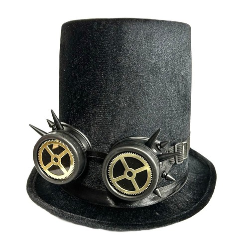 Tall black top hat - tall,