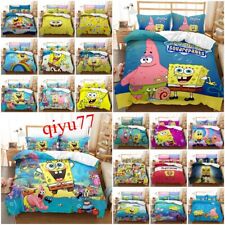 Spongebob Squarepants 3D Duvet Cover Pillowcase Bedding Set Single Double