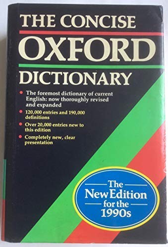 The concise oxford - the, dictionary