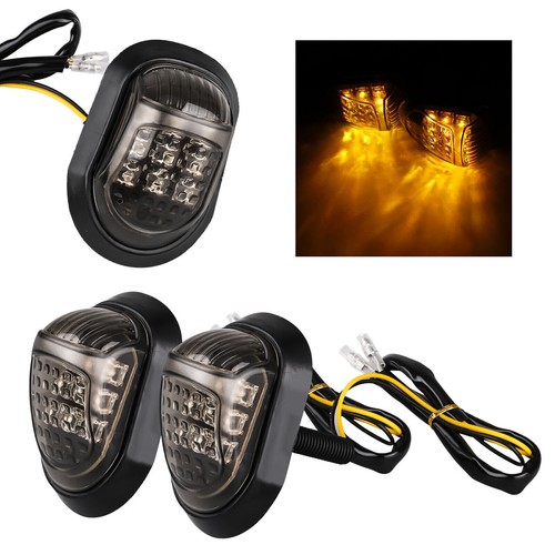 2pcs 12v amber motorcycle - 12v, 9led