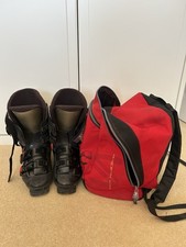 Salomon Evolution Ski Boots Size 345/27.5Men's with Back Pack