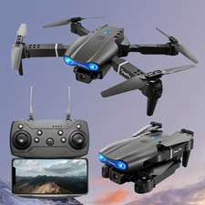 E99 Pro K3 4K Drone Dual HD Cam WiFi FPV Foldable RC Quadcopter for Kids