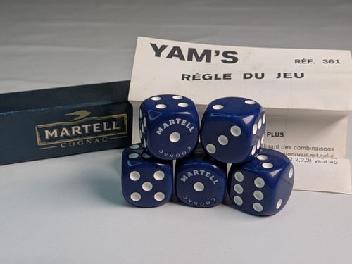 Vintage martell cognac blue - cognac,