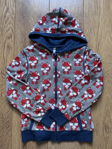 Maxomorra hoodie fox print - hoodie, in