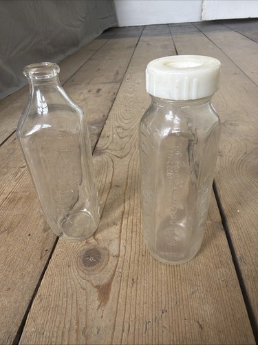 Vintage 1960 baby - baby, milk