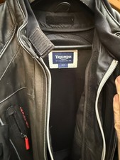 Triumph Air Flow Tech 2-piece motorcycle suit with removable jacket liner