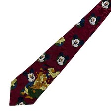 Mickey Mouse Tie Red Vintage