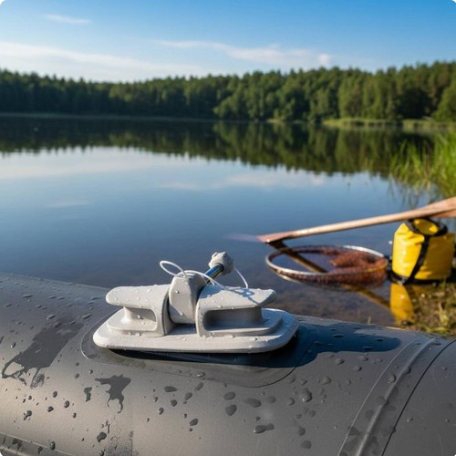 Dinghy oarlock cover aluminum - dinghy,