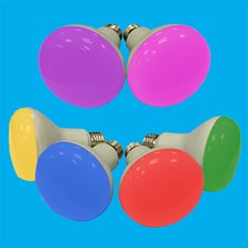 1x 5W LED R63 Coloured