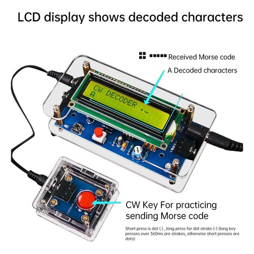 Portable morse code decoder - portable,