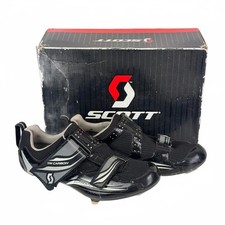 Scott Tri Carbon Black Bike Cycling Shoes Size UK 8 EU 42