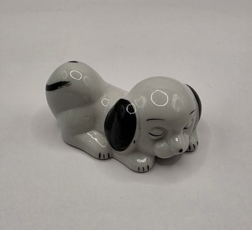 Vintage ceramic dog - dog, ornament