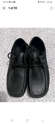 Black wallaby style shoes - style, size