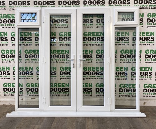 French doors with side windows - with,