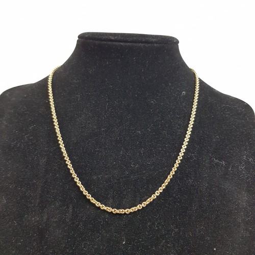 9ct vintage yellow gold cable - yellow,