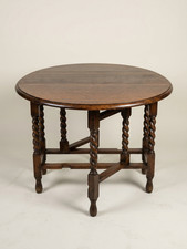Oval antique english - oval, oak
