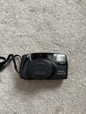 Pentax Zoom 105R 35mm Film Point and Shoot Camera Black with Case