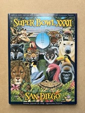 Super Bowl XXXII 32 NFL Programme Denver Broncos v Green Bay Packers